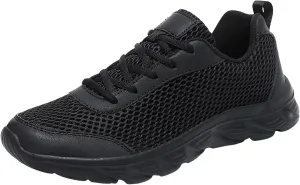 Men's Business Casual Shoes Lightweight Breathable Walking Shoe Gym Tennis Casual Soft Flat Soled Walking Shoes