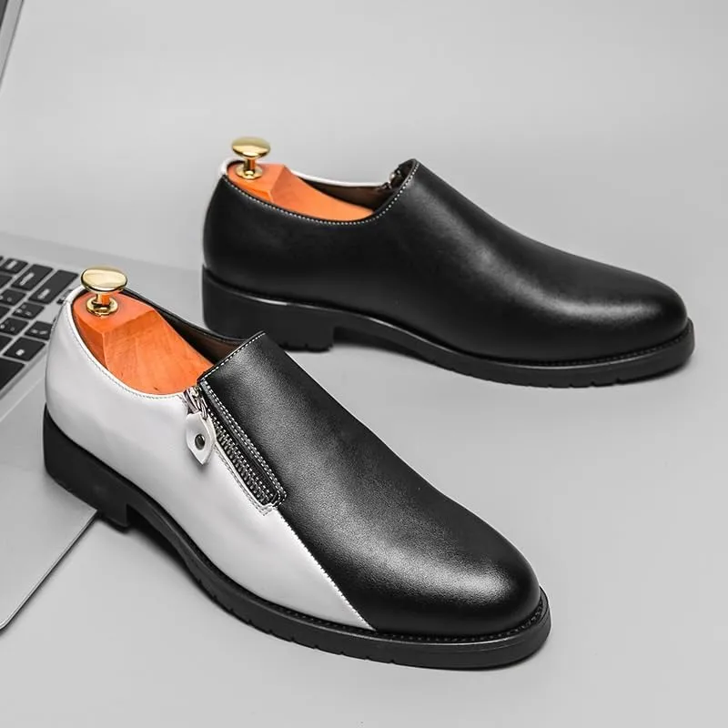 Men's Casual Loafers Slip On Leather Shoes Male Lightweight Driving Shoes Moccasins Classic New Loafer Flats Boat Shoes Outdoor Walking Shoes