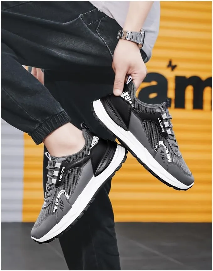 Men's Casual Shoes Fashion Sneakers Cool Low top lace-up Breathable Non-Slip Street Style Sports Fitness 0505
