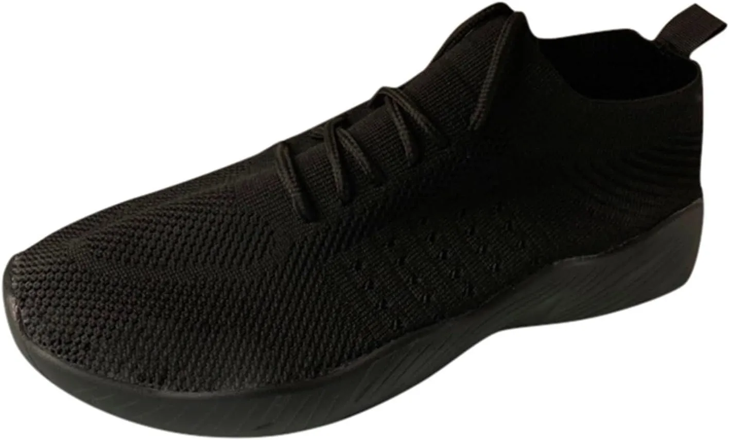 Men's Casual Slip-on Loafers Platform Sneakers for Women Dance Shoes for Women Slip on Non Slip Low Top Casual Black Loafers Women Platform Sneakers for Women