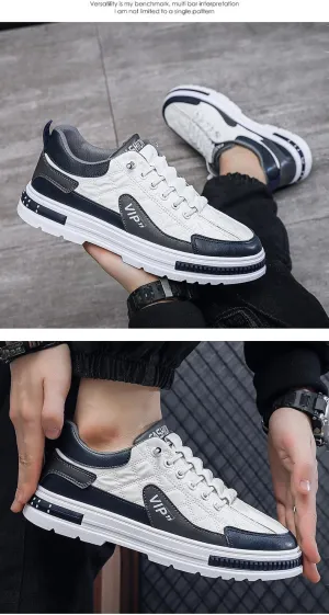 Men's Chic Street Style Colour Block Skateboard Shoes, Comfy Non Slip Casual Sneakers for Men's Outdoor Activities, Men's Footwear