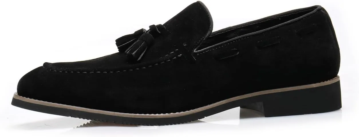 Men's Classic Tassel Loafers Moccasins Slip-ons Wedding Prom Formal Dress Casual Shoes for Men