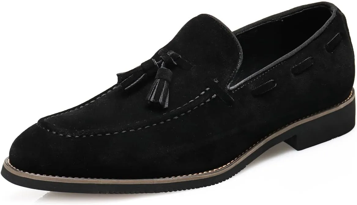 Men's Classic Tassel Loafers Moccasins Slip-ons Wedding Prom Formal Dress Casual Shoes for Men