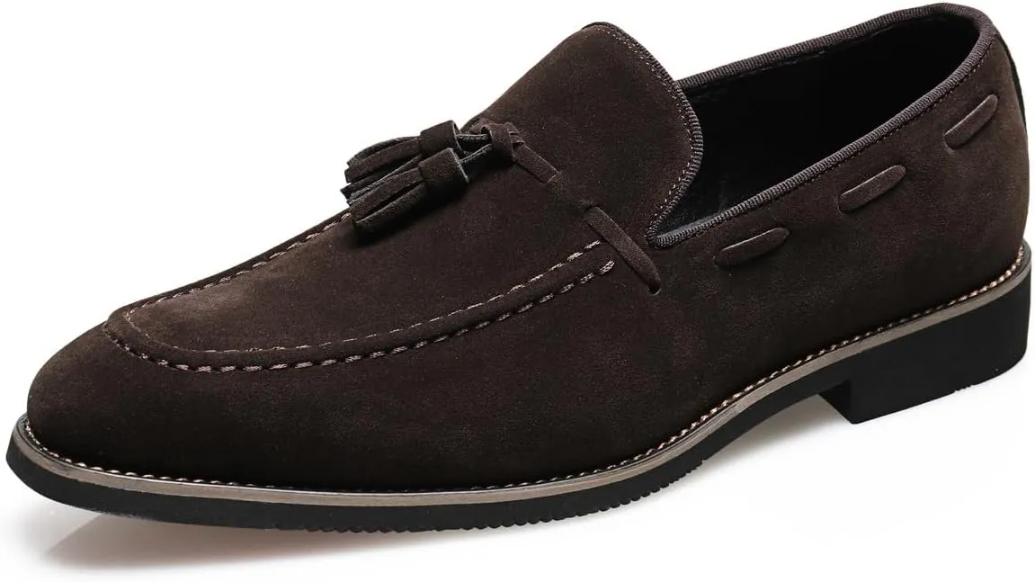 Men's Classic Tassel Loafers Moccasins Slip-ons Wedding Prom Formal Dress Casual Shoes for Men