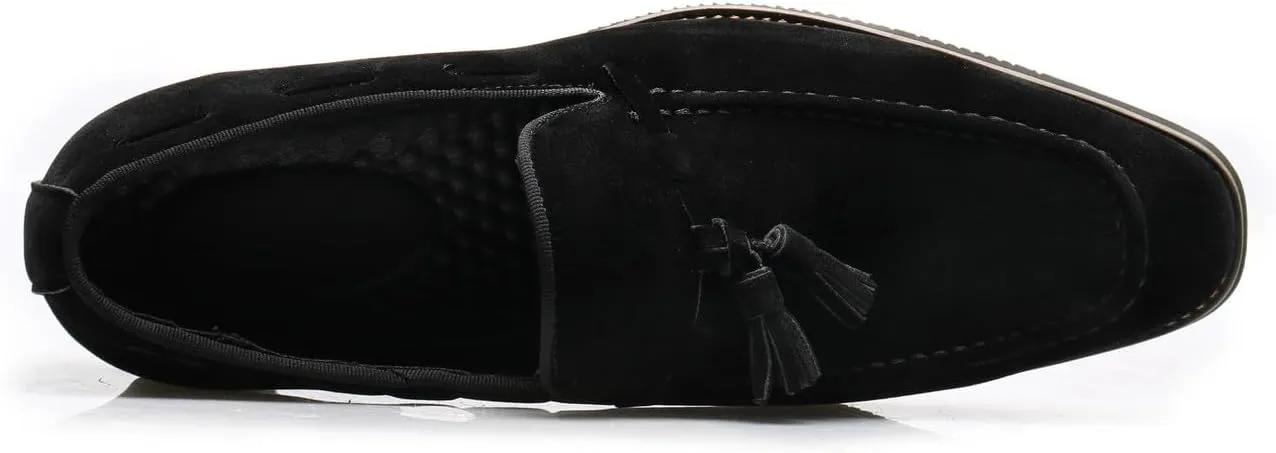 Men's Classic Tassel Loafers Moccasins Slip-ons Wedding Prom Formal Dress Casual Shoes for Men