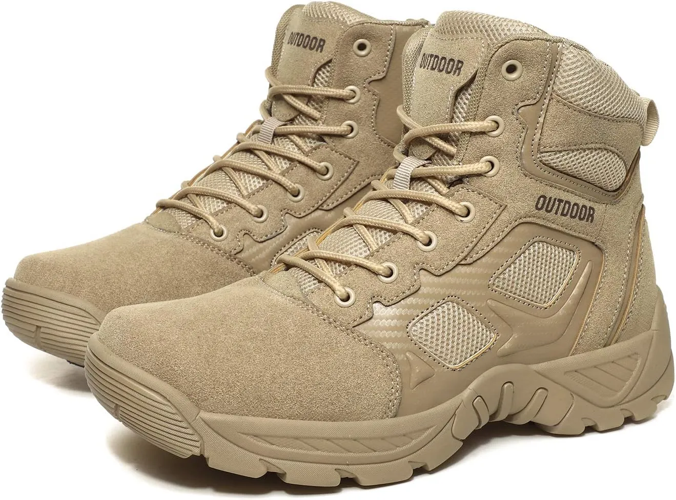 Men's Combat Boots Hiking Boots Outdoor Sports Lightweight High-Top Breathable Land Tactical Boots
