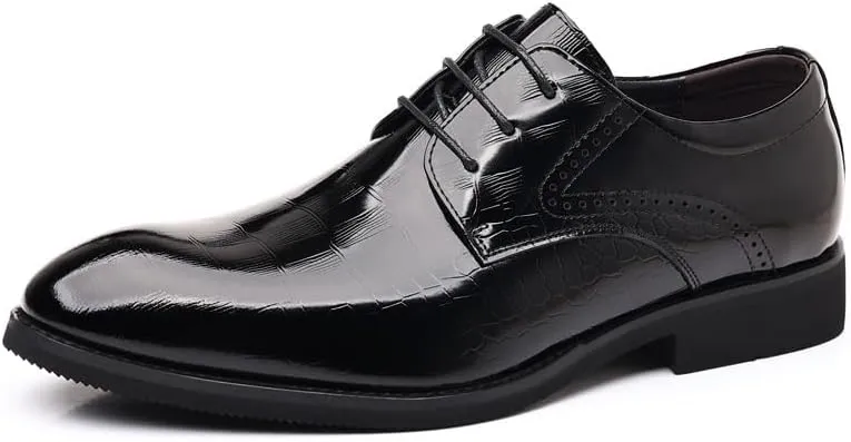 Mens Dress Shoes All-Day Comfort Breathable Luxury Formal Business Suit Tuxedo Shoes