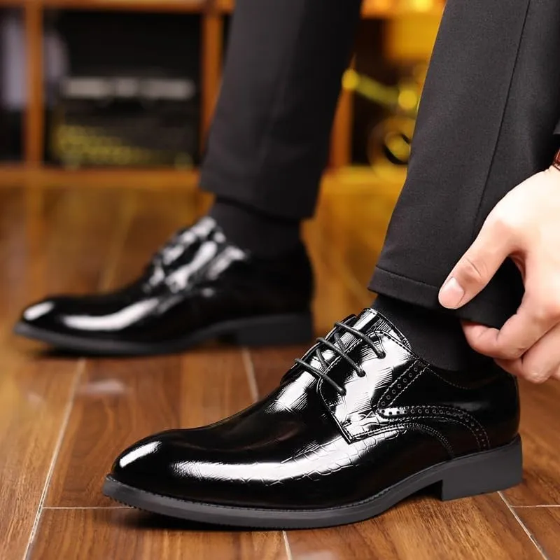 Mens Dress Shoes All-Day Comfort Breathable Luxury Formal Business Suit Tuxedo Shoes