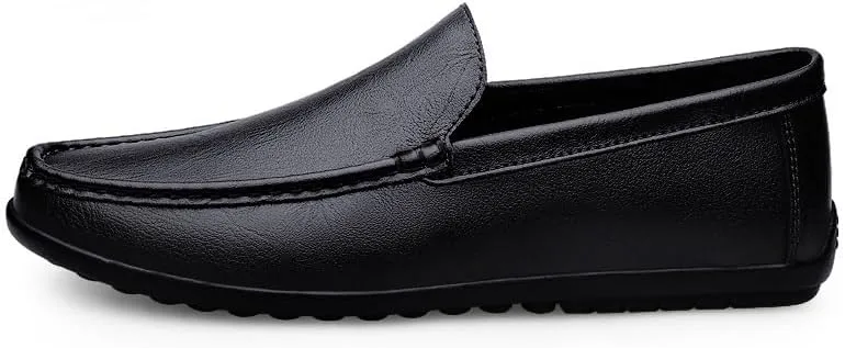 Mens Dress Shoes PU Leather Fashion Men Business Dress Loafers Pointy Black Shoes Oxford Breathable Formal Wedding Shoes