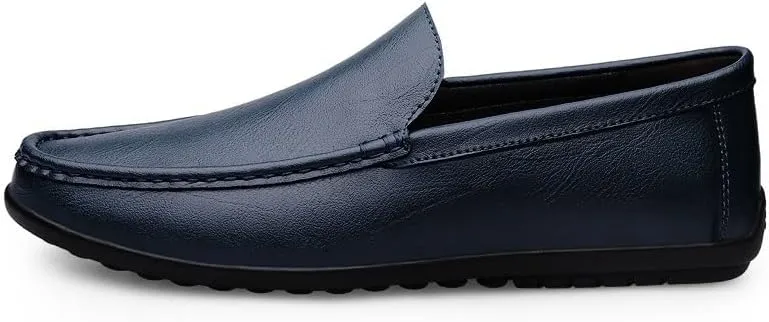 Mens Dress Shoes PU Leather Fashion Men Business Dress Loafers Pointy Black Shoes Oxford Breathable Formal Wedding Shoes