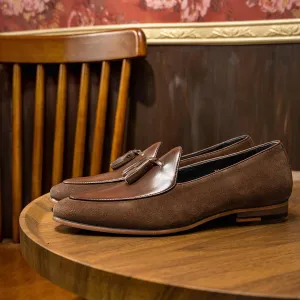 Men's Dress Slip-on Classic Loafers Formal Shoes for Men Tuxedo Fringed Casual Shoes