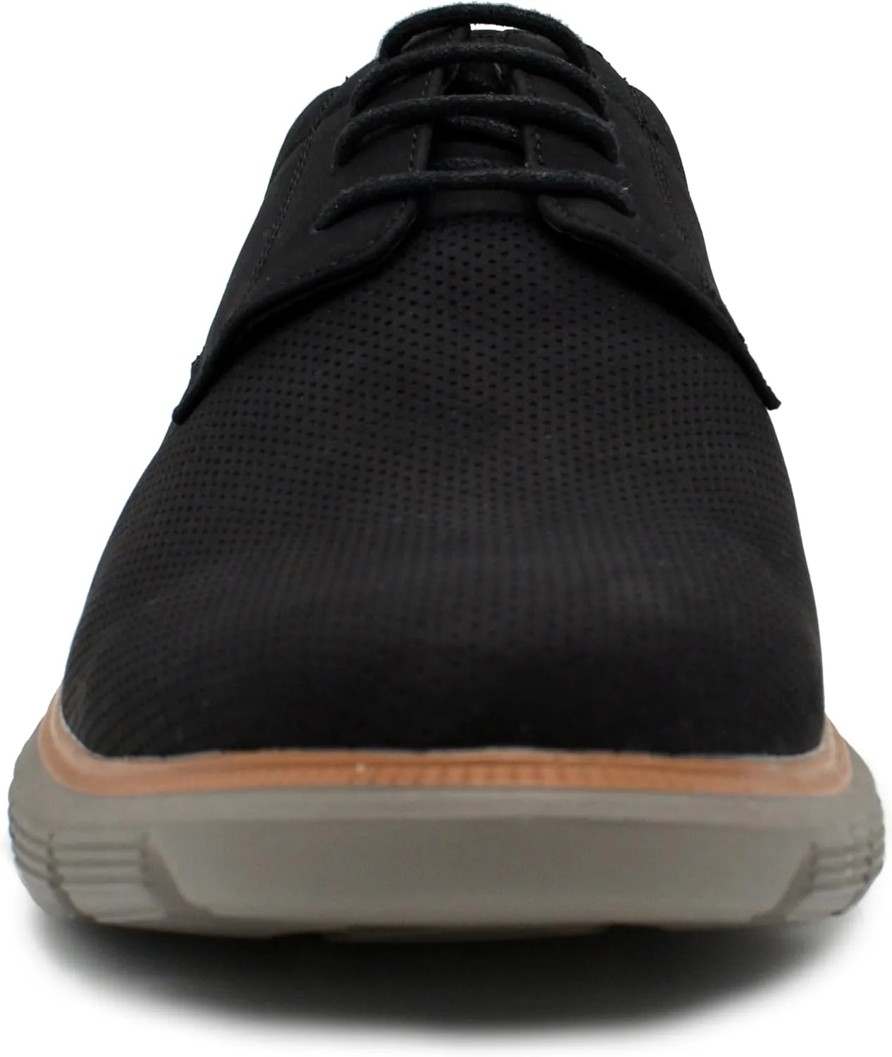 Men's EGLON Oxford, Lightweight Lace-Up Sneakers, Casual Perforated Leather Shoes, Comfortable Everyday Wear (Sizes 8-12)