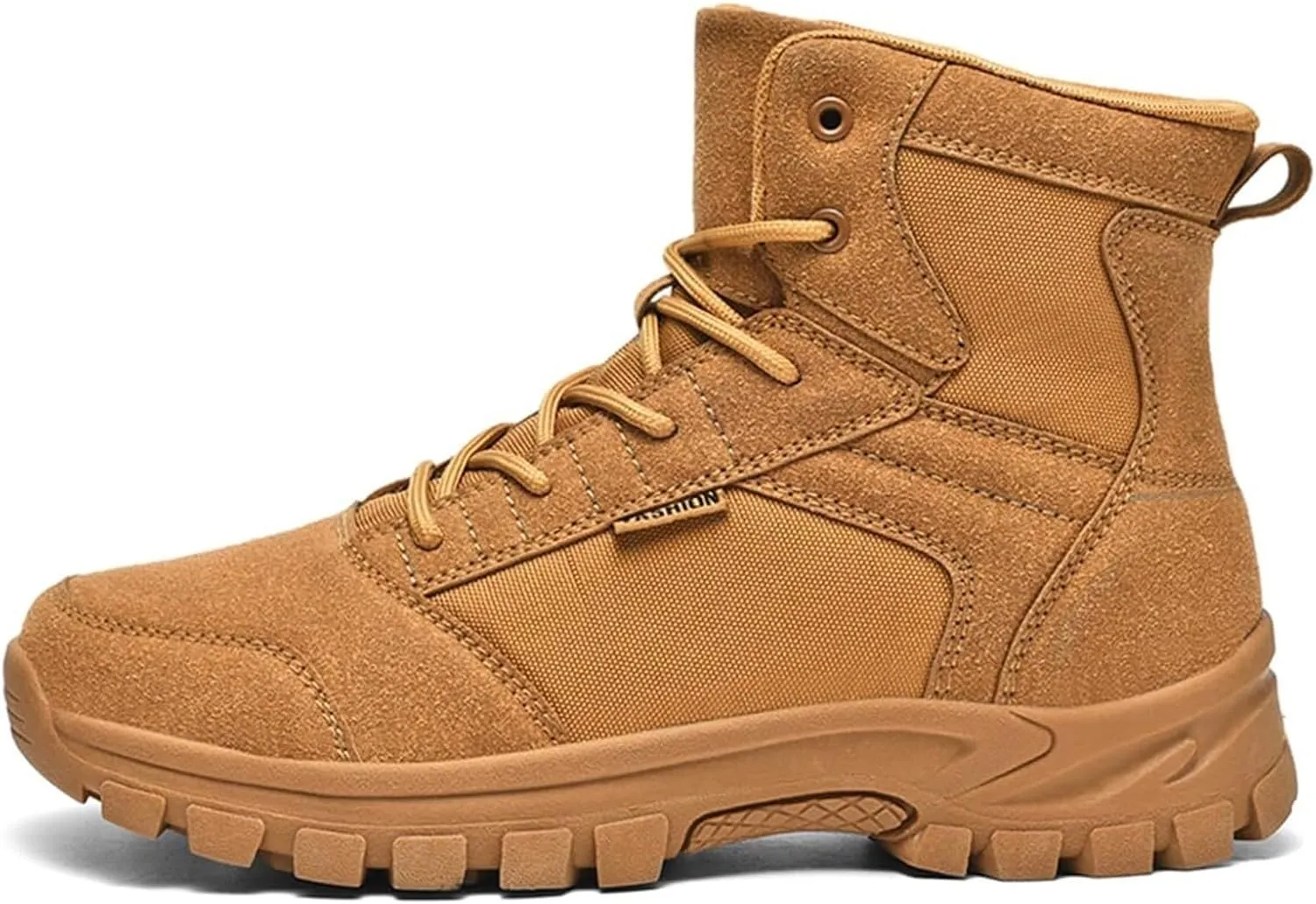Men's Fashion Lace-Up Breathable Military Boots Ankle Boots High Top Casual Work Outdoor Hiking Shoes Lightweight Shoes Trekking Boots for Men