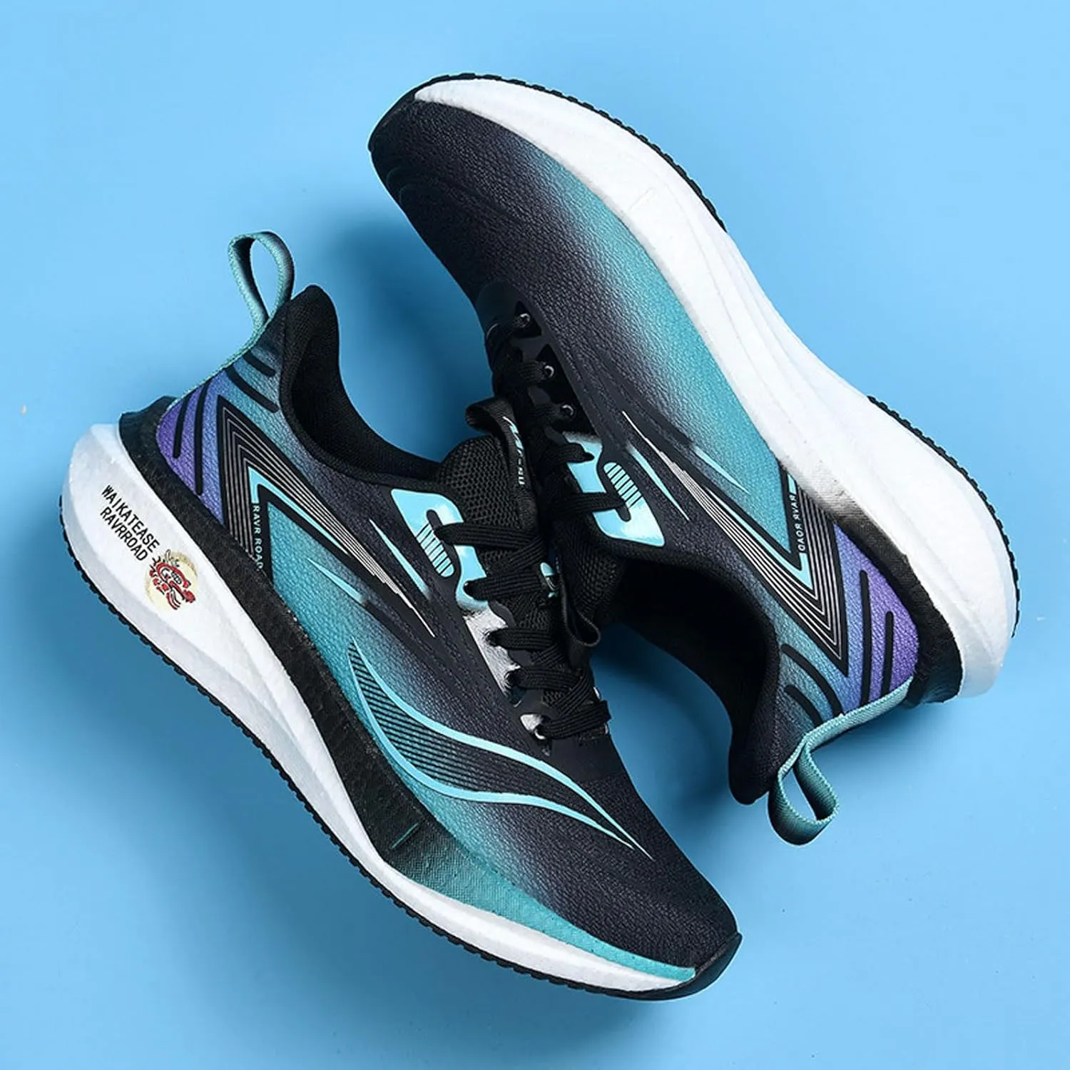 Men's Fashion Running Ultra Lightweight Sneakers – Breathable Knit Mesh Upper for All-Day Comfort | Streetwear & Casual Sports Shoes