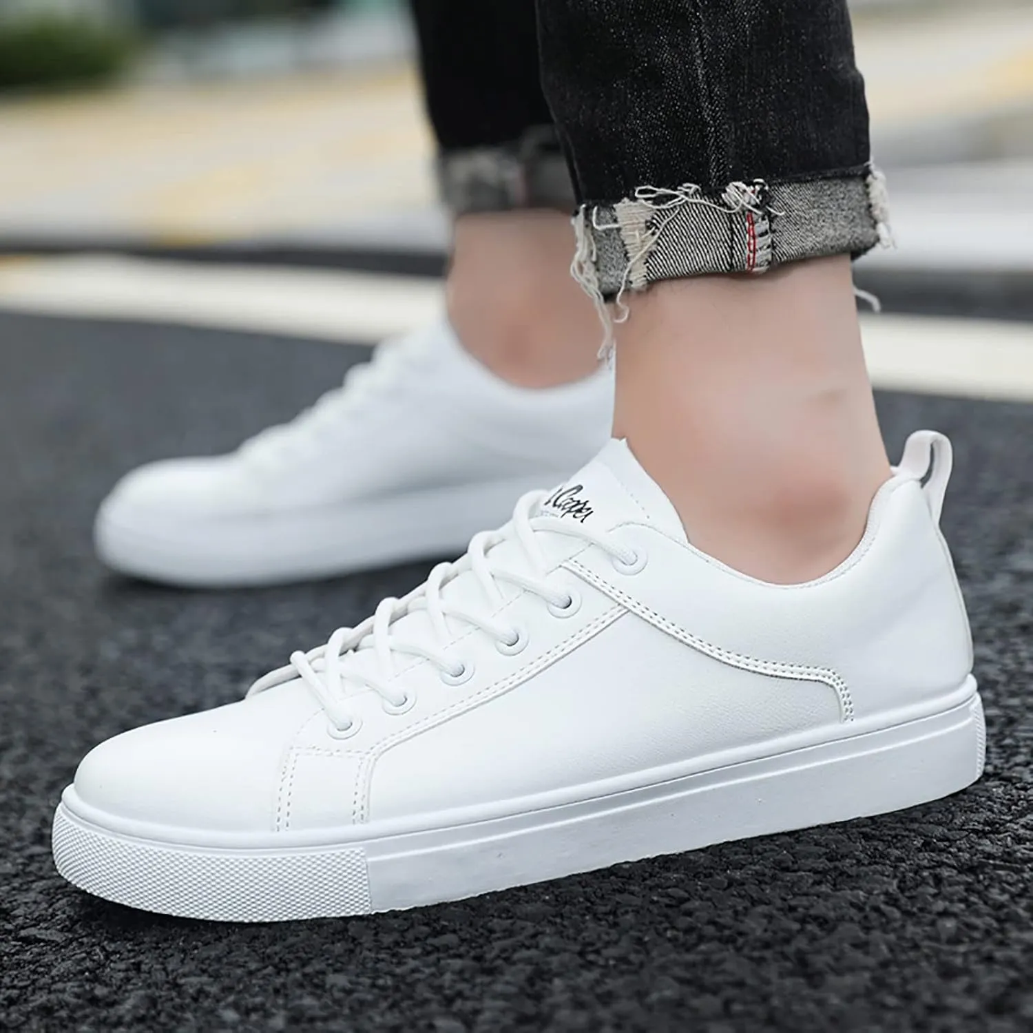 Men's Fashion Sneakers Men Retro All Casual Shoes Small White Shoes Trendy Skate Shoe