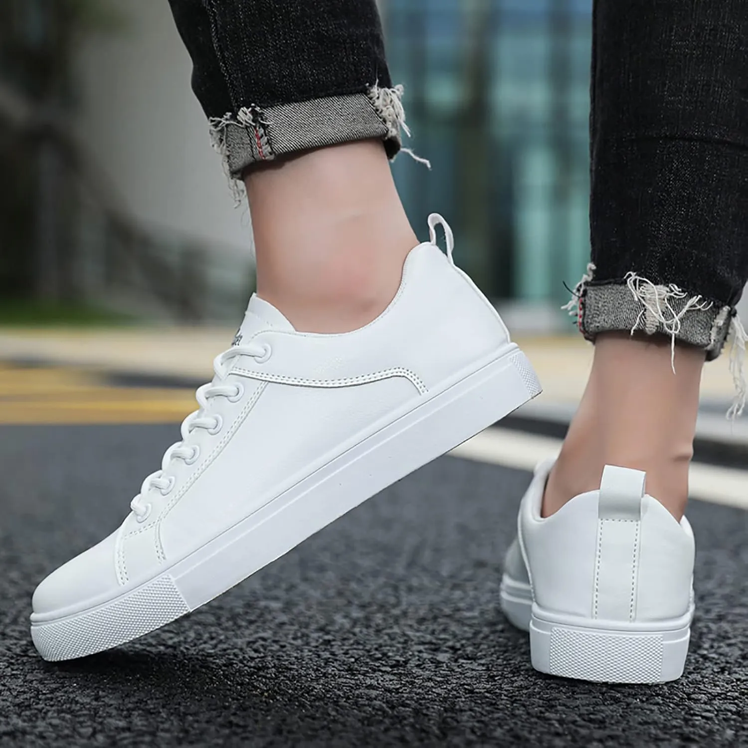Men's Fashion Sneakers Men Retro All Casual Shoes Small White Shoes Trendy Skate Shoe