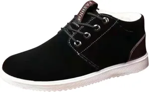 Men's Fashion Sneakers New Winter Men's Snow Boots Cotton Shoes Velvet Thickening Warm Casual Hiking Boots