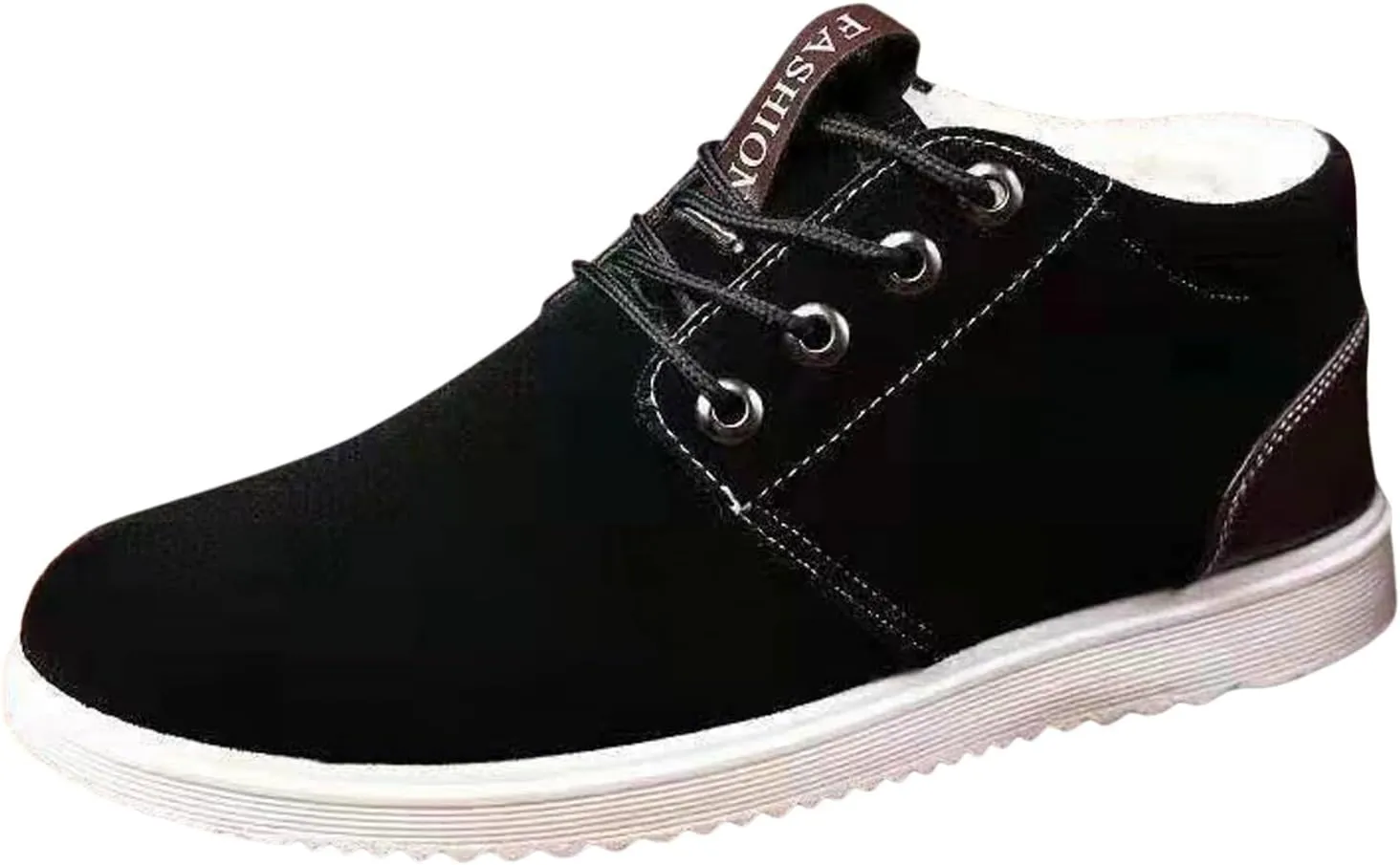 Men's Fashion Sneakers New Winter Men's Snow Boots Cotton Shoes Velvet Thickening Warm Casual Hiking Boots