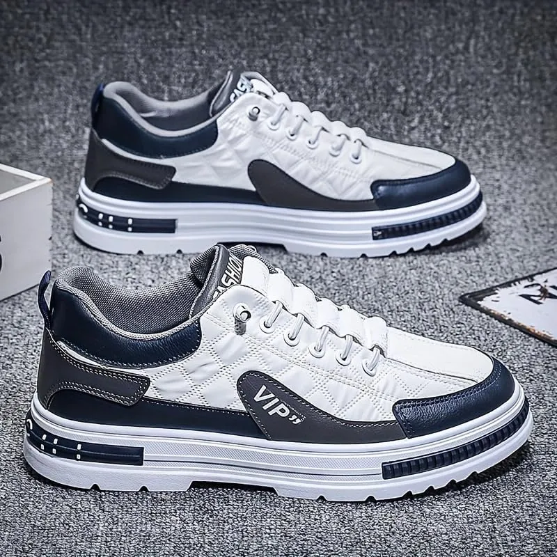 Men's Fashion Street Style Skateboard Shoes, Comfortable Non-Slip Casual Sports Shoes for Men's Outdoor Activities, Men's Footwear