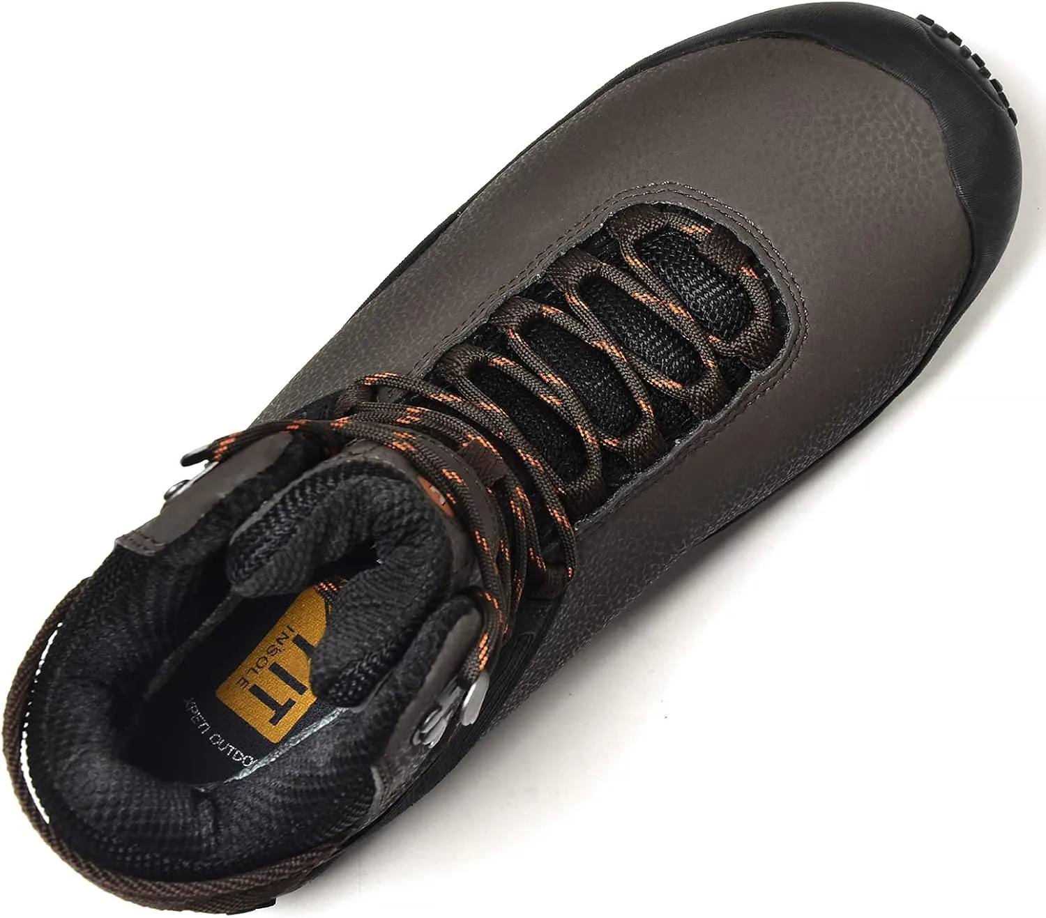 Men's High Top Waterproof Hiking Boots Outdoor Lightweight Ankle Shoes Trekking Trails GRAVEL