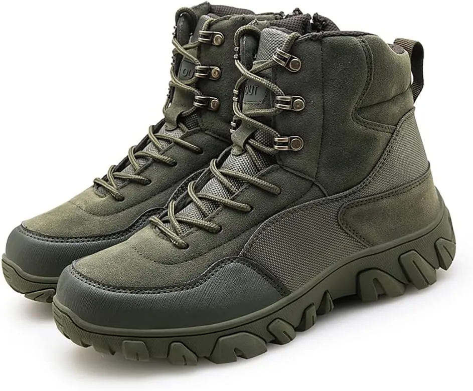 Men's Hiking Boots Outdoor Fashion Athletic Shoes Traveling Camping Training Waterproof High-Top Camouflage Boots