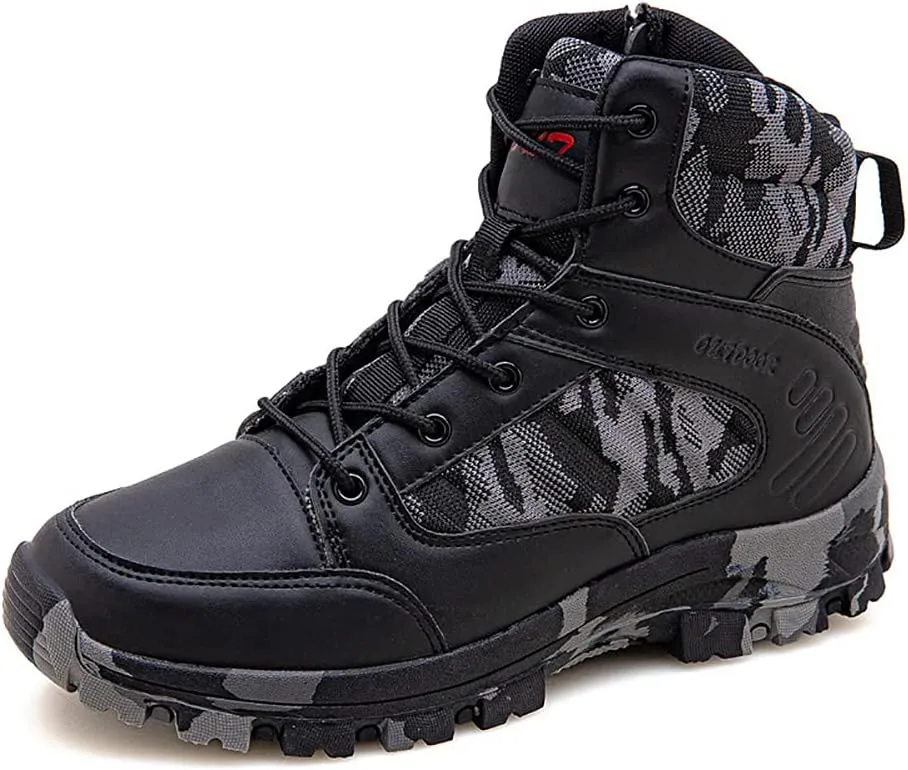 Men's Hiking Boots Outdoor Fashion Athletic Shoes Traveling Camping Training Waterproof High-Top Camouflage Boots
