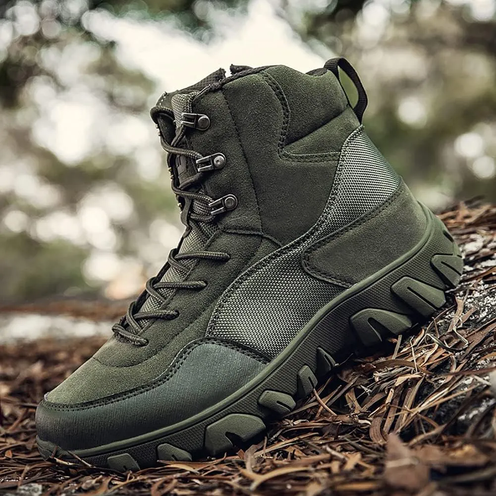 Men's Hiking Boots Outdoor Fashion Athletic Shoes Traveling Camping Training Waterproof High-Top Camouflage Boots