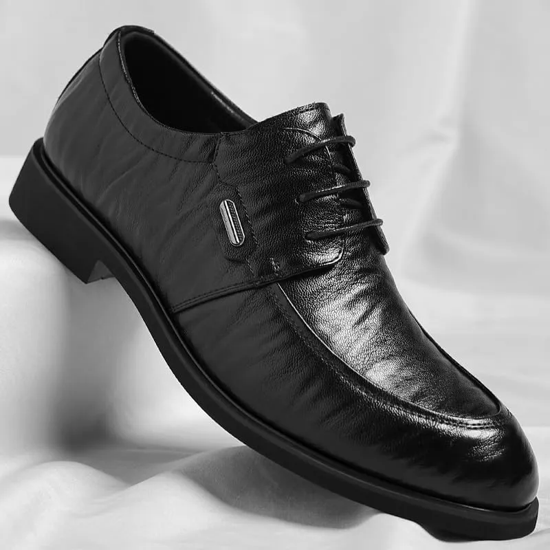 Mens Leather Shoes Office Leather Dress All-Day Comfort Classic Formal Oxford Shoes