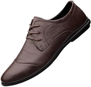 Men's Lightweight Oxford Shoes Breathable Business Dress Shoes for All-Day