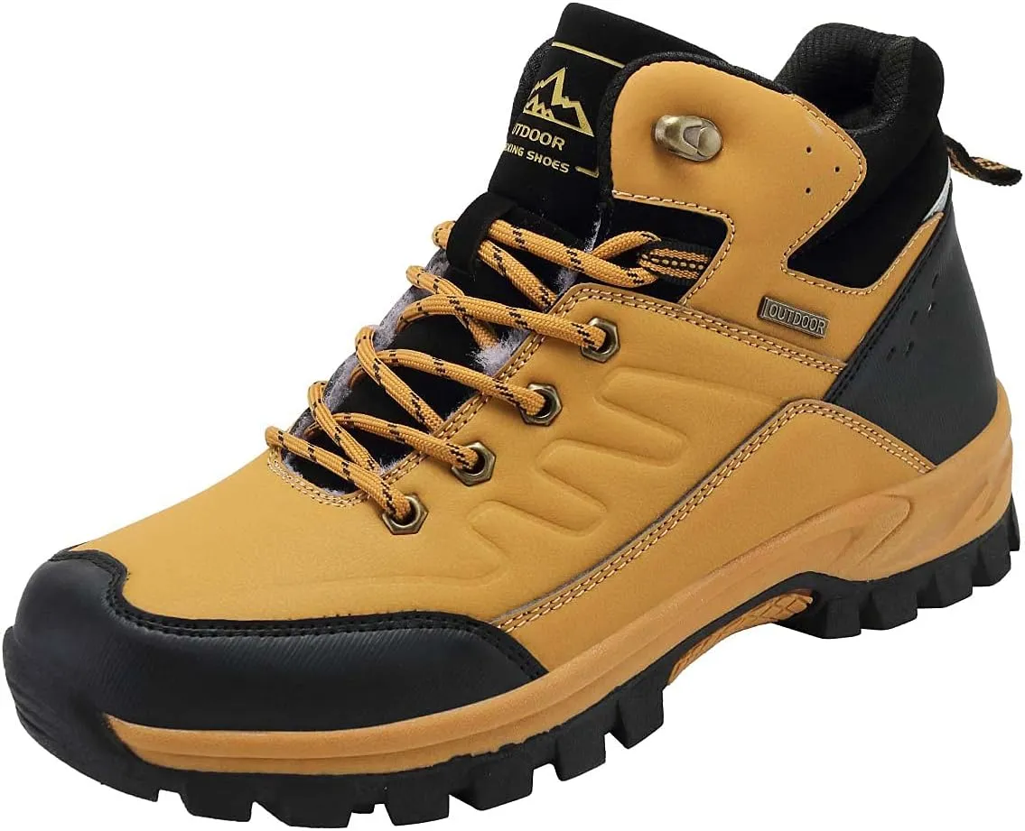 Men's Outdoor Athletic Boots Hiking Boots walking Travel High-Top Waterproof Boots Work Boots For Men