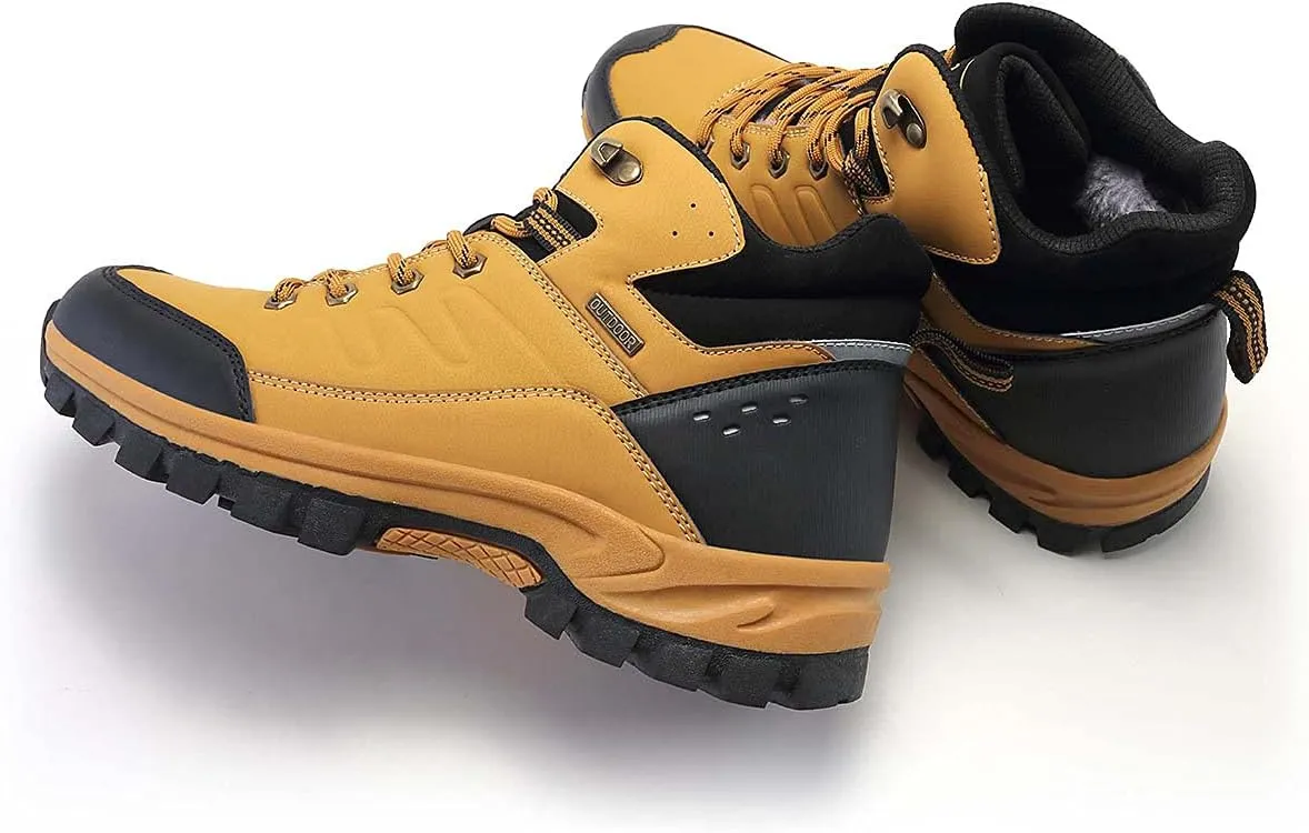 Men's Outdoor Athletic Boots Hiking Boots walking Travel High-Top Waterproof Boots Work Boots For Men