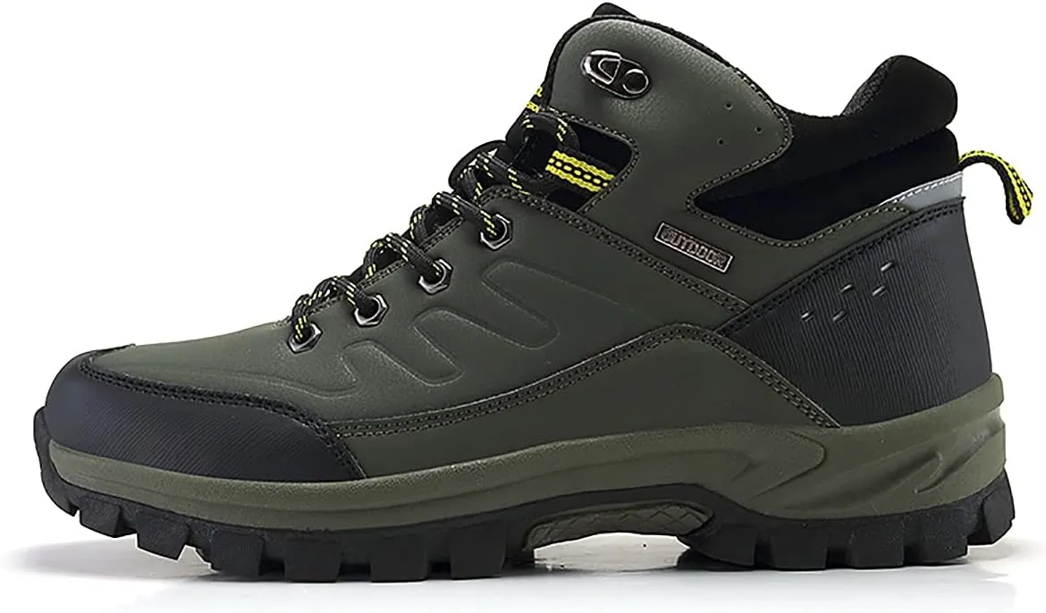 Men's Outdoor Athletic Boots Hiking Boots walking Travel High-Top Waterproof Boots Work Boots For Men