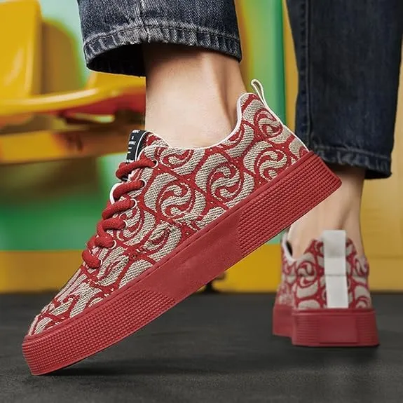 Men's Skateboarding Shoes - Trendy Street Style Loafers,Lightweight Breathable Non-Slip Grip,Comfortable Casual Sneakers for Outdoor Activities