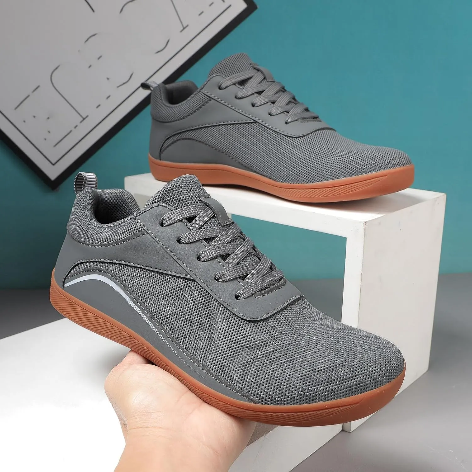 Mens Slip on Sneakers Fashion Shoes Men's Supportive Running Shoes Athletic Sneakers Volleyball Shoes Men