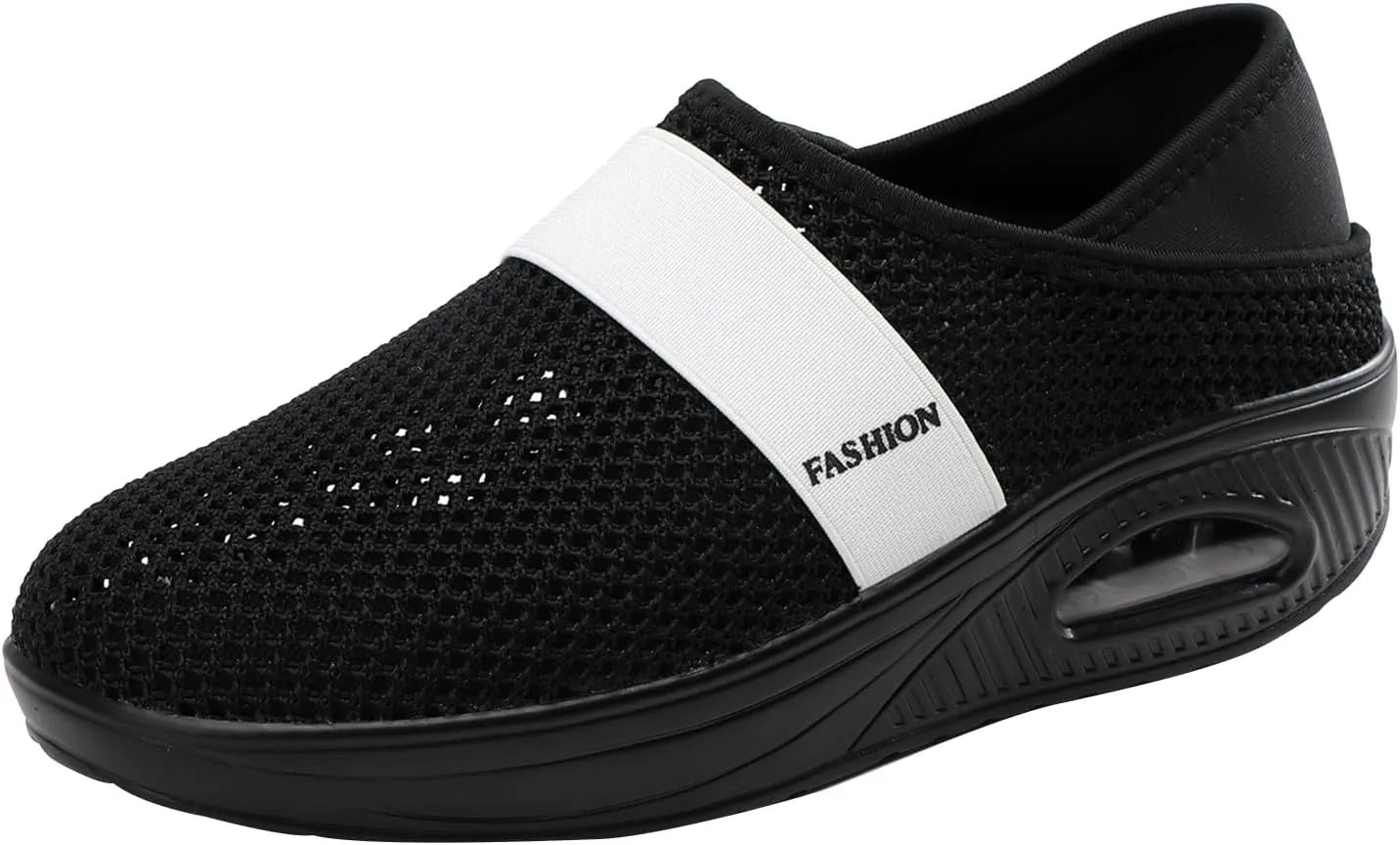 Men's Sneakers Womens Slip On Shoes Work Non Slip Sneakers Walking Shoes