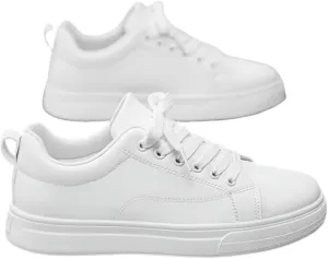 Men's Solid Skate Sheoes, Wear-Resistant Non Slip Lace-up Shoes for Outdoor Caual, Men's Street Style Footwear Comfortable Walking Shoes