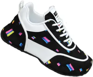 Men's Stylish Color-Block Running Big Size Casual Sneakers - Breathable, Non-Slip, Lightweight Sneakers with Patchwork Designs for Outdoor Activities