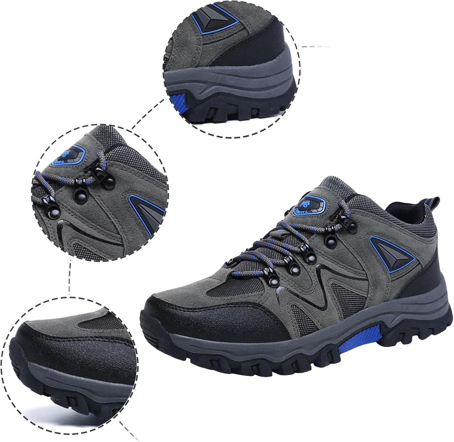 Mens Tennis Shoes Men Sports Shoes Fashionable New Pattern Simple Solid Color Thick Sole Outdoor Mountaineering