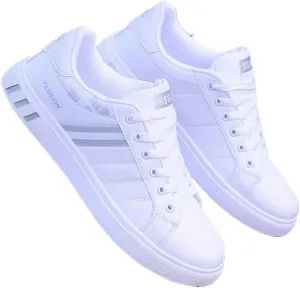 Men's Trendy Street Style Low Top Skateboard Shoes, Comfy Non Slip Lace Up Durable Sneakers for Men's Outdoor Activities