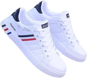Men's Trendy Street Style Low Top Skateboard Shoes, Comfy Non Slip Lace Up Durable Sneakers for Men's Outdoor Activities