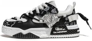 Men's Trendy Stylish Sneakers - Comfortable and Durable for Street Style and Skateboarding - Fashion Trendy Design