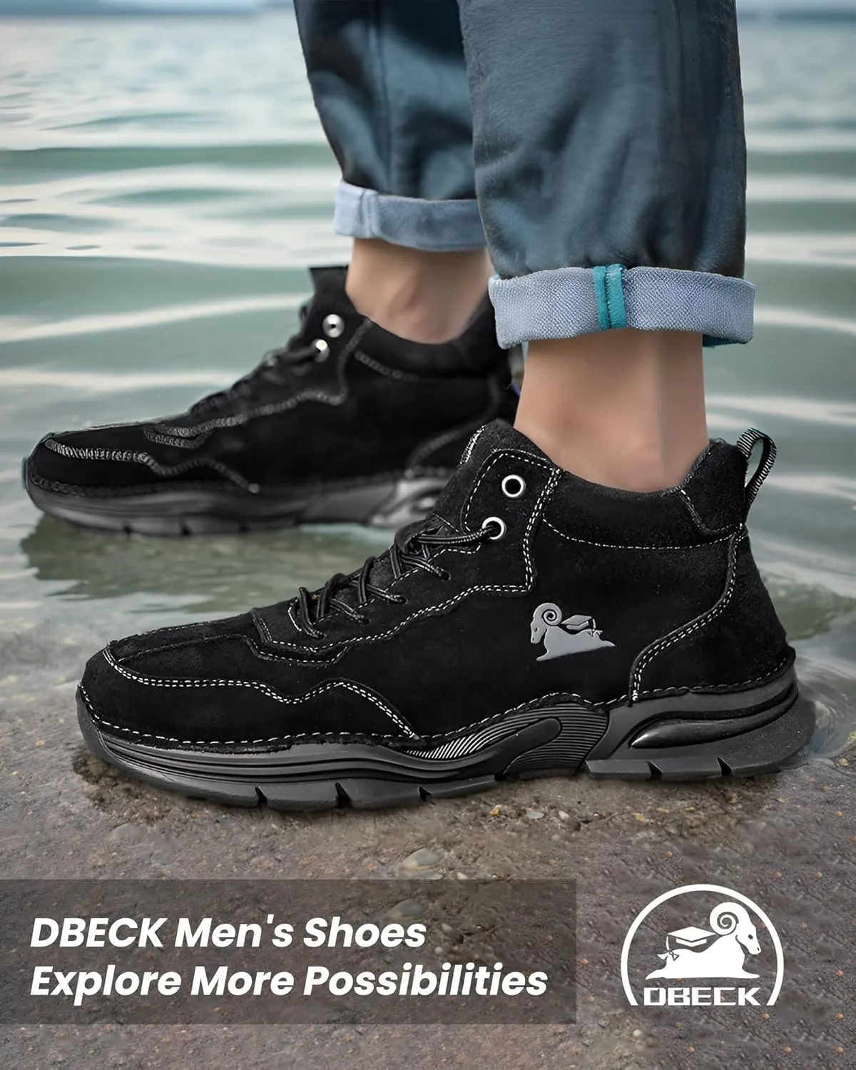 Men's Ultracross Outdoor Tactical Travel Shoes Winter Warm High-top Bootie Insulated Waterproof Fashion Hiking Boots