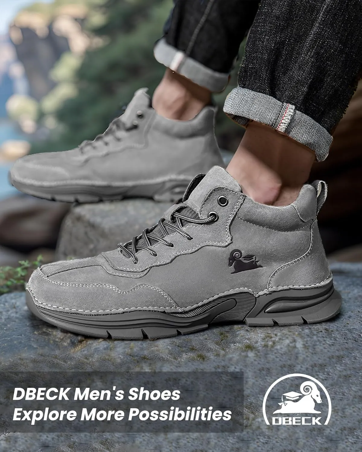 Men's Ultracross Outdoor Tactical Travel Shoes Winter Warm High-top Bootie Insulated Waterproof Fashion Hiking Boots