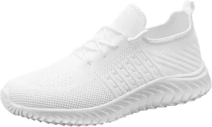 Mens Walking Shoes Slip on Sneakers Mesh Breathable Running Shoes Casual Comfortable Work Shoes for Athletic Tennis