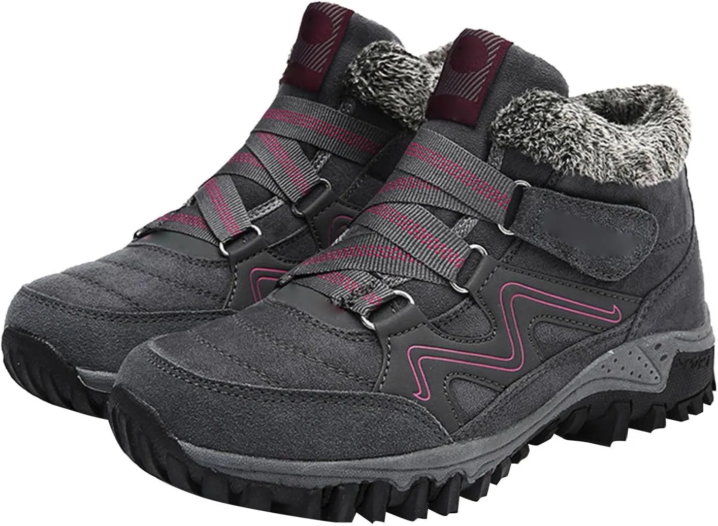 Men's Work Boots Composite Toe Hiking Sneakers Ankle Booties Womens Safety Toe Shoes Soft Toe Slip On Platform Shoes Lightweight Comfortable Hike Grounded Footwear