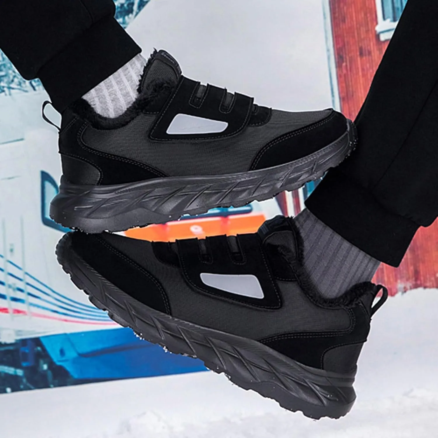 Men's Work Boots Composite Toe Hiking Sneakers Comfortable Warm Women's Safety Shoes Insulated Waterproof Work Shoes Non-Slip Hike Grounded Footwear