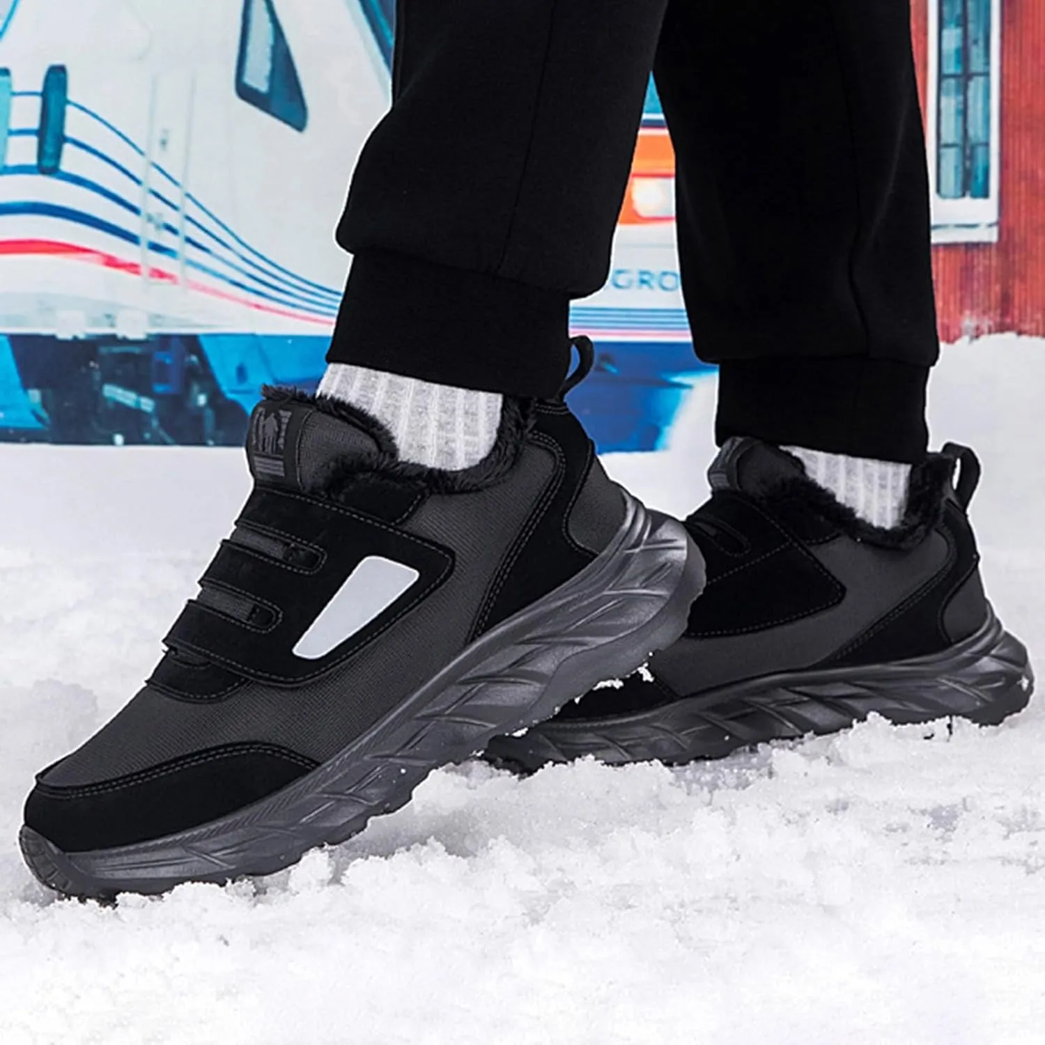 Men's Work Boots Composite Toe Hiking Sneakers Comfortable Warm Women's Safety Shoes Insulated Waterproof Work Shoes Non-Slip Hike Grounded Footwear