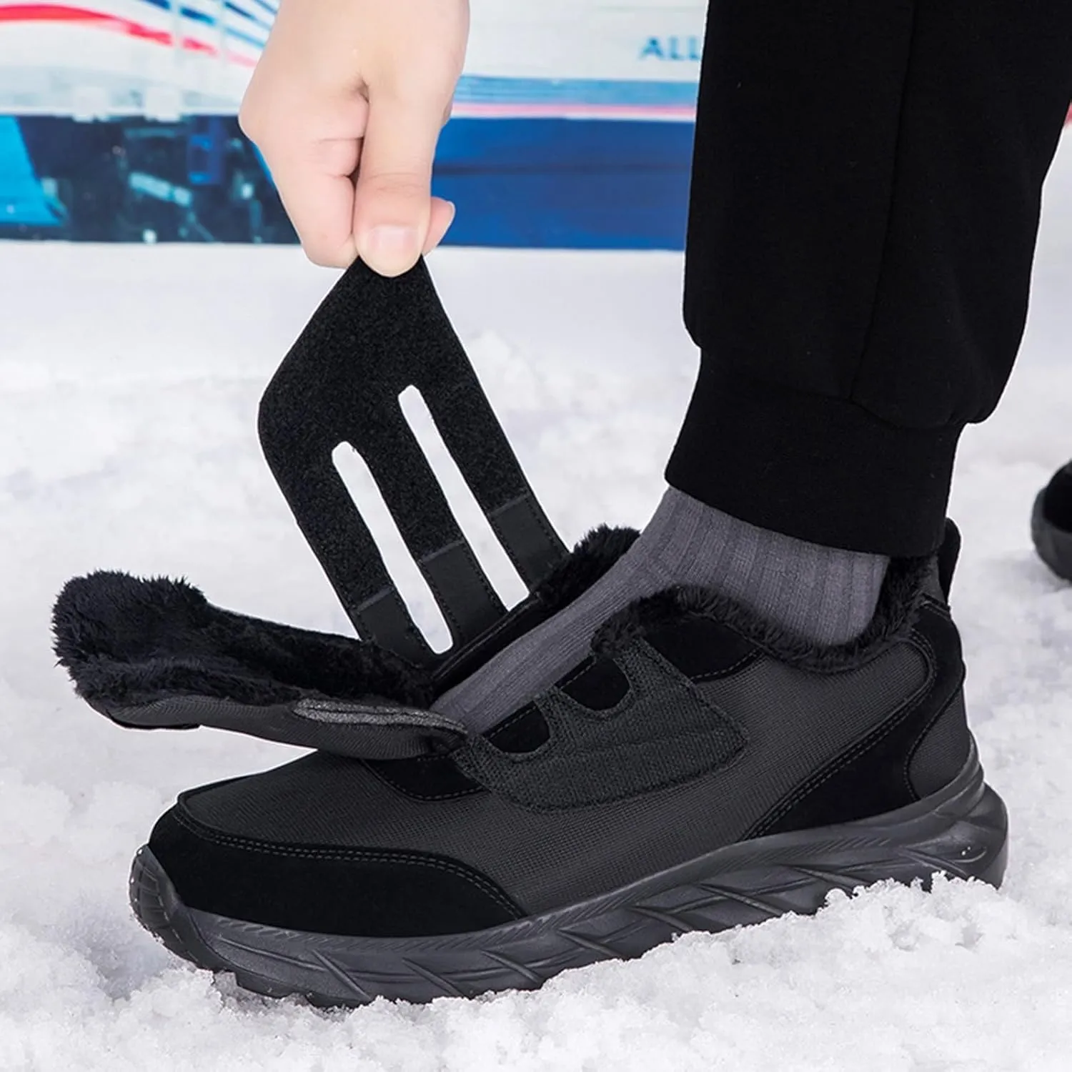 Men's Work Boots Composite Toe Hiking Sneakers Comfortable Warm Women's Safety Shoes Insulated Waterproof Work Shoes Non-Slip Hike Grounded Footwear
