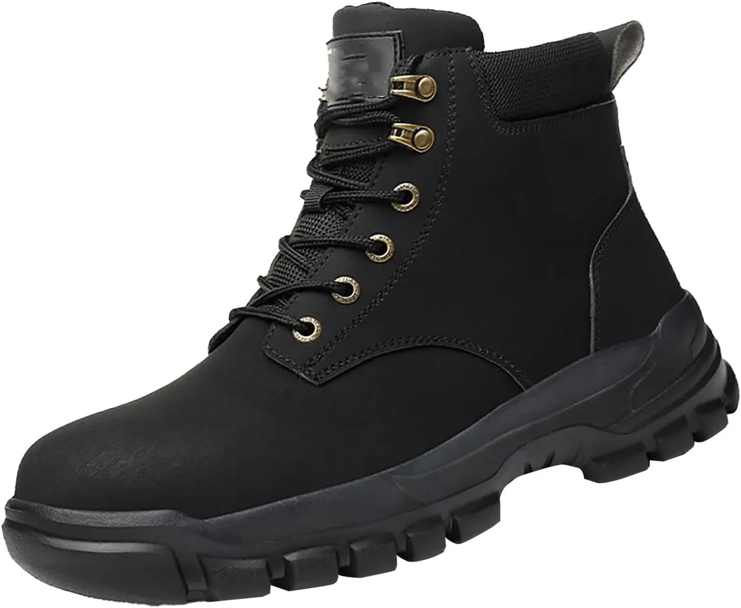 Men's Work Boots Soft Toe Hiking Sneakers Fur Lined Ankle Boot Womens Working Shoes Winter Winter Backpacking Snow Botas Warm Water Hike Grounded Footwear