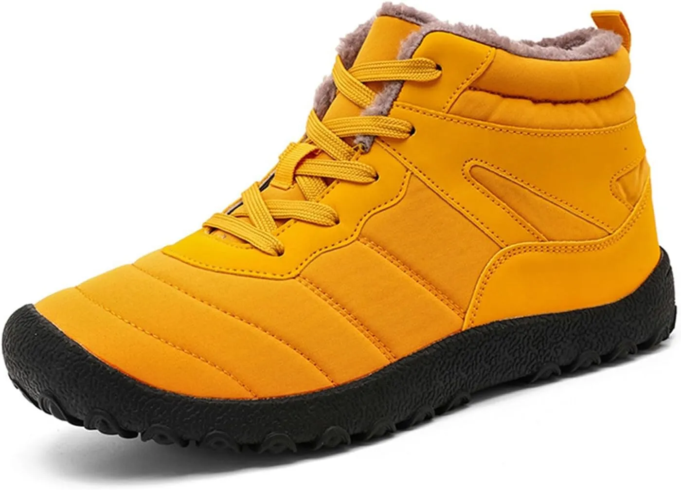 Men's Work Boots Waterproof Hiking Sneakers Ankle Booties Women Safety Shoes Non Steel Toe Waterproof Outdoor Shoes Leather Comfortable Hike Grounded Footwear